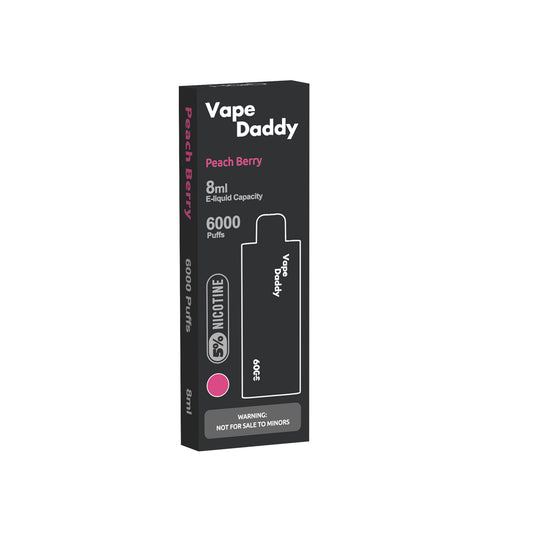 Vape Daddy 6000 | Peach Berry